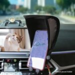 Cell Phone Umbrella Sun Shade Cute Outdoor Cover Sun Shield Mount Phone Holder Stand Phone Clip Handlebar Mount for bike and car (New)