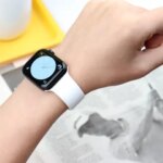 Silicone B Apple Watch strap 44mm 45mm 40mm 41mm 42-38mm 45 mm sport bracelet iwatch series 8 7 6 5 4 3 SE 9 Ultra 2 49mm (New)