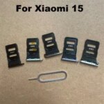 Xiaomi 15 Sim Card Tray Slot Holder Socket Adapter Connector Repair Parts Replacement MI Bangladesh (New)