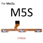 Switch Power ON OFF Button Flex Cable Ribbon MeiZu M6 M5 M3 M2 Note M5S Mute Silence Volume Key Repair Part (New)