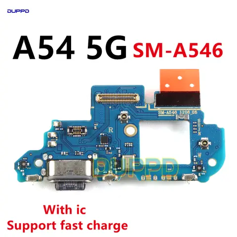 Sf1bf2ddf4814402b965ddeee87794c4eg_480x480q75 USB Fast Charging Charger Board Samsung Galaxy A54 5G A546 A546B Main Motherboard Flex Cable (New) - Image 1