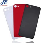 Back Glass iPhone SE 2020 Back Cover Glass Fast Replacement Housing Battery Cover Big Hole Rear Glass with glue (New)