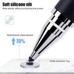 Universal Replacement Pencil Tips Disc Capacitive Pen Nib Silicone Replacement Touch Pencil Tips Upgraded Replacement Stylus Tip (New)