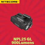 NITECORE NPL25 GL 900 lumens Compact Tactical Light Picatinny Rail Magnetic Charging With Battery (New)