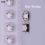 10-100Pcs USB Connector Charger For Tecno Spark 8C KG5 9T KH6 5 KD7 POP 2 Plus 2F BF1 BA2 Lite 6 Go 7 Pro  Charging Plug Dock (New)