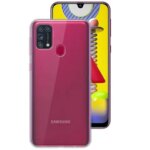 Clear Phone Fundas Samsung Galaxy M01 M11 M21 M21S M31 M31S M32 M51 M52 Clear TPU Bumper Phone Case Transparent Back Cover (New)