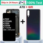 Test Samsung A70 LCD Display Touch Screen Digitizer Assembly A705 A705F A705FN DS SM-A705MN Display Replacement (New)