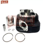 56mm TS125 New Versions Cylinder Kit Piston Ring Set for Suzuki TS125 2 Stroke 125cc TS 125 Motorcycle Engine Spare Accessories (New)