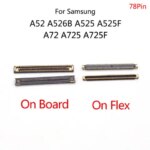 5-20Pcs Samsung Galaxy A52 5G A526 A526B 4G A525 B F LCD Display Screen Flex FPC Connector USB Charger Charging Plug 78 Pin (New)