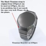 Original Huawei 22mm Titanium Bracelet Huawei GT5 pro GT6 pro 46mm Titanium Watch B Black Metal Bracelet (New)