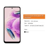 SUPER AMOLED LCD Xiaomi Redmi Note 12S LCD 2303CRA44A LCD Touch Screen Digitizer Assembly Redmi Note 12S Display Frame (New)