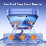 1-4PCS HD Screen Protector Film iPhone 16 13 17 11 12 14 15 Pro Max Air 6 7 8 Plus X XR XS Max Full Cover Tempered Glass (New)