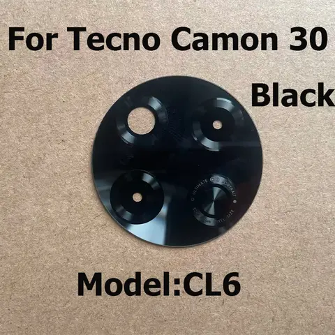 Sf3cac8148a7a4293b337e22d6feed43d2_480x480q75 For Tecno Camon 30 Back Rear Camera Glass Lens With Glue Sticker Repair Parts CL6 (New) - Image 1
