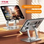 360° Rotation Tablet St iPad Adjustable Foldable Tablet HolderAluminum Phone St Compatible with iPad Pro Air Mini (New)