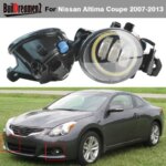 2 Pieces Car Right + Left LED Fog Light Angel Eye DRL 30W H11 12V For Nissan Altima Coupe 2007 2008 2009 2010 2011 2012 2013 (New)