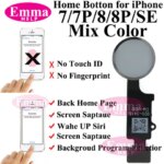 EmmaHelp 1pcs Touch Version Home Button Flex For iPhone 7 8 Plus SE2020 Universal Back Return Function Solution repair tool (New)