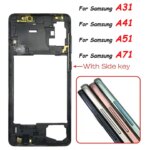 Middle Frame For Samsung A21s A31 A41 A51 A71 With Volume Button Front Housing Middle Bezel Chassis Shell (New)