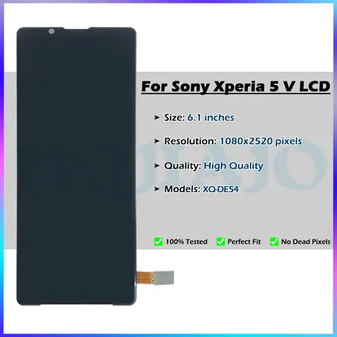 Sf44123d3a29f4099b8bada4e07ca8e30T_480x480q75 61 TFT LCD Sony Xperia 5 V 5V LCD XQ-DE54 Display Touch Screen Digitizer Repair Parts Sony Xperia5V LCD Replacement (New) - Image 1