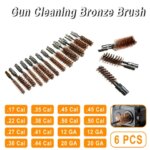 6 Pcs Bronze Barrel Cleaning Brush .30cal 7.62mm Caliber for hunting pistol shotgun Gun Maintenance Gunsmithing (New)