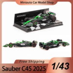 New In Stock Minichamps 1:43 Sauber C45 2025 Spanish Gp Simulation Resin Miniature Model Nico Hulkenberg Doll Toy Kids Gift (New)