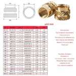 M2 M3 M4 M5 M6 M8 Brass Heat Insert Nut Double Twill Knurled Hot Melt Injection Embed Thread Inserts Nuts 3d Printer Plastic (New)