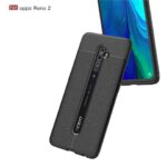 Wolfrule Case Oppo Reno 2 Case Fashion Lichee Style Silicone Rugged Hybrid Cover Oppo Reno2 Cover Reno 2 Case 65 inch (New)