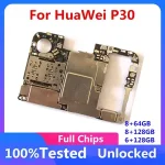 Unlocked Mainboard HUAWEI P30 Motherboard 100% Tested Logic Board HUAWEI P30 With Chips 8GB 128GB Bangladesh (New)