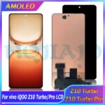 678 AMOLED vivo iQOO Z10 Turbo Pro LCD Screen Touch Panel Digitizer Assembly Replacement iQOO Z10 Turbo LCD Display (New)