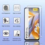 Xiaomi Poco M5s tempered glass high-definition explosion-proof screen protector glass film 2 4pieces (New)