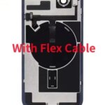 1 Piece Back Cover Glass Rear Door Housing For iPhone 14 15 16 Plus Pro Max With Iron Plate Magsafe Ring Wireless Flex Cable (New)