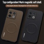 Luxury Car Magnetic Holder Phone Case OnePlus 10 Pro OnePlus10Pro Silicone ShockProof Protective Back Cover Coque (New)