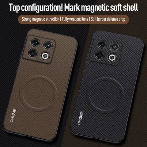 Sf58c2c19e876457d8387561f52ecb582A_480x480q75 Luxury Car Magnetic Holder Phone Case OnePlus 10 Pro OnePlus10Pro Silicone ShockProof Protective Back Cover Coque (New) - Image 1