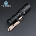 WADSN Inline Scout Light Pro Mount Base Surefir M340 M640 Flashlight Adjustable aluminum M-LOK KEYMOD Guide Airsoft Side Fold (New)