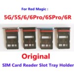Original Best SIM Card Reader Slot Tray Port Holder ZTE Nubia Red Magic 5G 5S NX659J 6 6Pro 6S Pro 6R Phone Bangladesh (New)