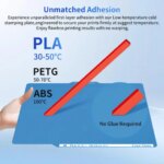 Bambulab H2D P2S P1S X1C A1 PEI Double Side Frosted Low Temperature Cold Pressed Board Build Plate Sheet Bambu Lab Parts (New)