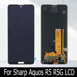 High Quality Sharp Aquos R5G SH-51A SHG01 SH-R50 LCD Screen Digitizer Assembly Part Sharp Aquos R5G Display (New)