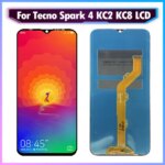 652 Original Tecno Spark 4 LCD Display Touch Digitizer Screen Replacement Tecno Spark4 KC2 KC8 LCD Repair Parts (New)