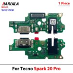 Usb Dock Charger Tecno Spark 20 Pro Spark 20c BG7 Spark Pro Plus KG7 Go 3 KN3 Charging Board Module Flex Connector Ports (New)