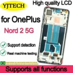 Supports All Functions AMOLED 643'' Replacement OnePlus Nord 2 5G LCD Display DN2101 DN2103 Touch Screen (New)