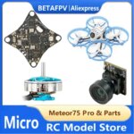 BETAFPV Meteor75 Pro ELRS Parts 1102 Brushless Motor Matrix 5in1 FC C03 Camera Whoop Quadcopter FPV 6 Port 1S Charger (New)