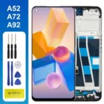 LCD Screen OPPO A52 CPH2061 LCD Display Touch Screen OPPO A72 CPH2067 A92 CPH2059 Digital Screen with Frame Replacement Bangladesh (New)