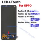 OLED Screen OPPO Realme 9 4G  Realme 10 4G  Realme 9 Pro Plus  Realme Narzo 50 Pro LCD Display Touch Digitizer Repair (New)