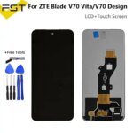 67 Black ZTE Blade V70 Nubia V70 Z2459 LCD DIsplay Touch Screen Digitizer Panel Assembly ZTE V70 Vita V70 Design Z2458 (New)