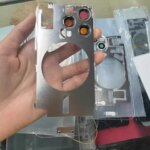 DIY Transparent Back Cover Glass for iPhone 14 15 16 Plus Pro Max with Camera Lens Magnet Coil Seal Tools All-in-One Replacement (New)