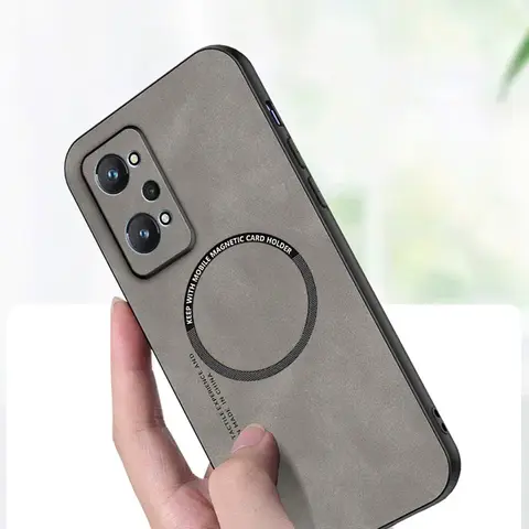 Sf989bf70c14046f9a58d499ca497c6298_480x480q75 Magnetic Sheep Leather Soft Case Magsafe Oppo Realme C11 C21Y C31 C33 C55 GT Neo 5 3 3T 2 8 9 10 11 Pro Plus Vintage Cover (New) - Image 1