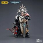JOYTOY Warhammer 40K 1/18 Black Templars Marshal Baldeckrath Primaris Sword Brethren Eberwulf Soldier Action Figure (New)