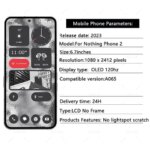 OEM 67JOF 120Hz Nothing Phone 2 LCD Nothing Phone2 A065 Display Touch Screen Digitizer Assembly Nothing Phone (2) LCD (New)