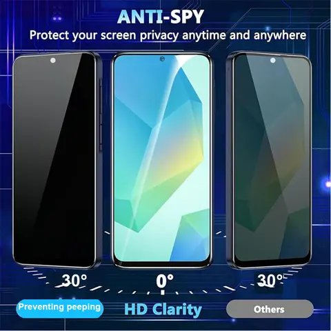 Sfa983fcbc9244b5b90a0513e3af0ad4fz_480x480q75 Infinix Hot 60 Pro+ Soft membrane Anti Spy Privacy Tempered Glass Screen Protector Compatible Hot60 Pro+ Phone Film (New) - Image 1