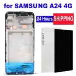 High Quality Display Samsung A24 4G LCD Display Touch Screen Digitizer Assembly Samsung ASM A245F Screen Bangladesh (New)