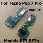 New Charging Port Flex Cable Tecno Pop 7 BF6 Fast Charger Dock Connector Pop 7 Pro BF7 Repair Part (New)